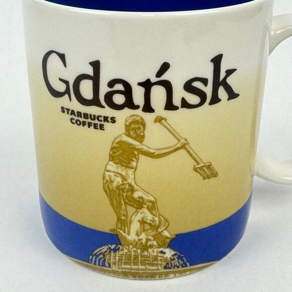 Starbucks Gdansk Poland Global Collector Icon Series 16 oz Coffee Mug 2012 - Picture 2 of 9